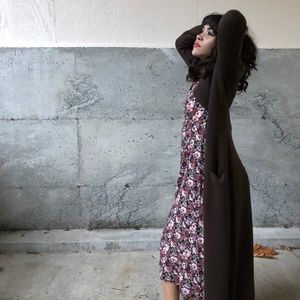 Vintage 90's Moda Brown Duster